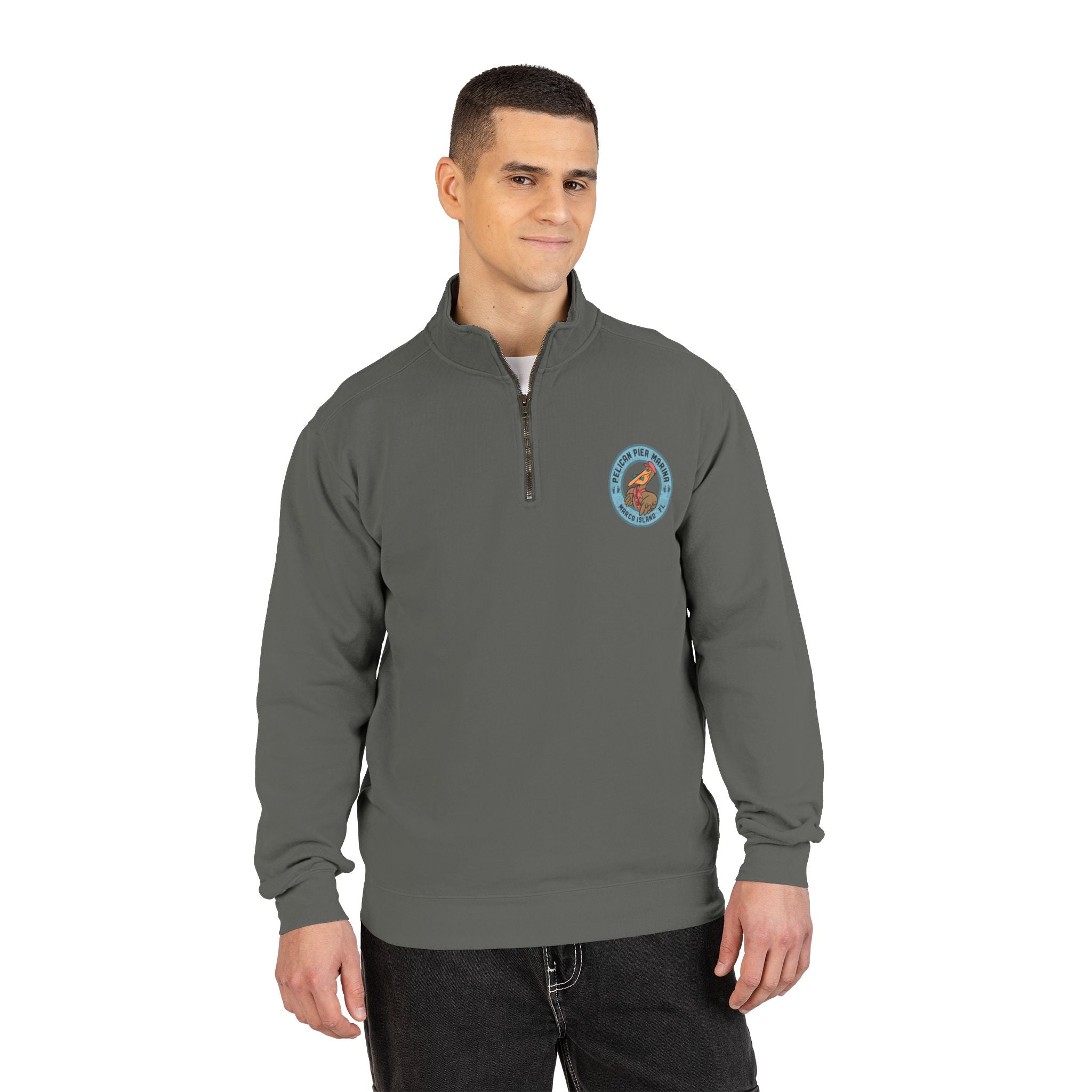 Unisex Adult Quarter-Zip Sweatshirt